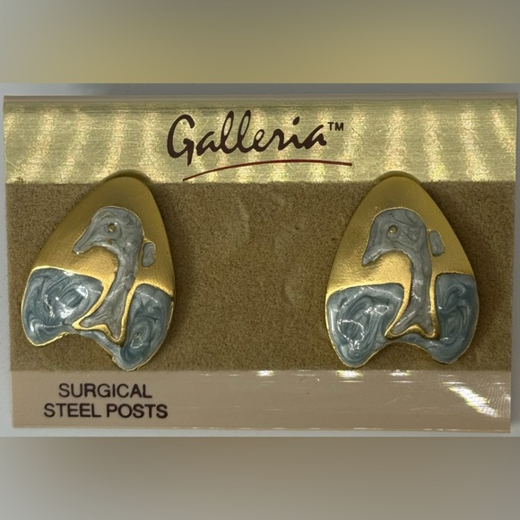 Vintage Nautical Earrings with Surgical Steel Posts - Picture 4 of 6